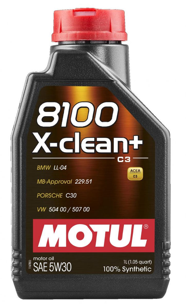 Motul 8100 X-Clean + 5W30 1L (12pcs/cardboard)