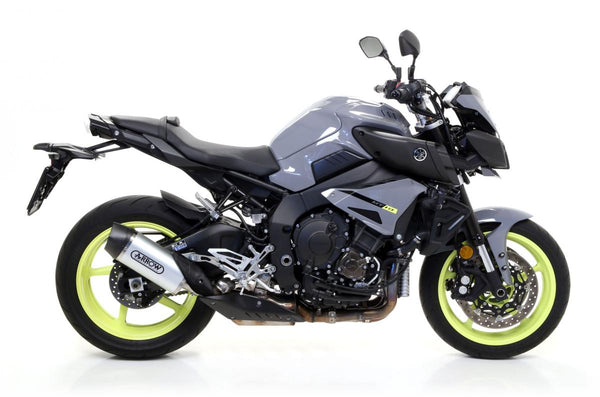 Yamaha MT-10 16 HOMOL. Indi-race aluminium geluiddemper met koolstof eindkap voor originele verzamelaars