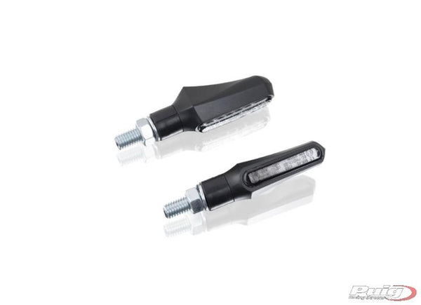 TURN LIGHT DEL. COURAGE. Curve homologated c/black