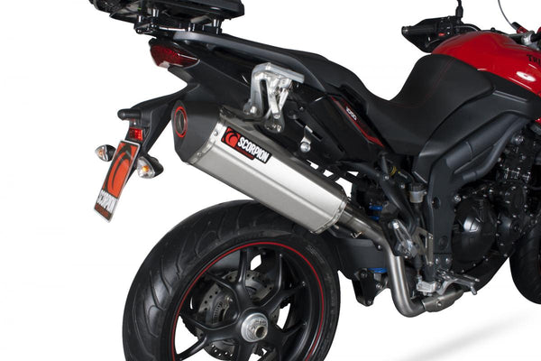 Triumph Tiger 1050 Sport 2013-2021 SERKE PARALLEL SLIP-ON GEBOORD RAAMLESSE STAAL MOEVE