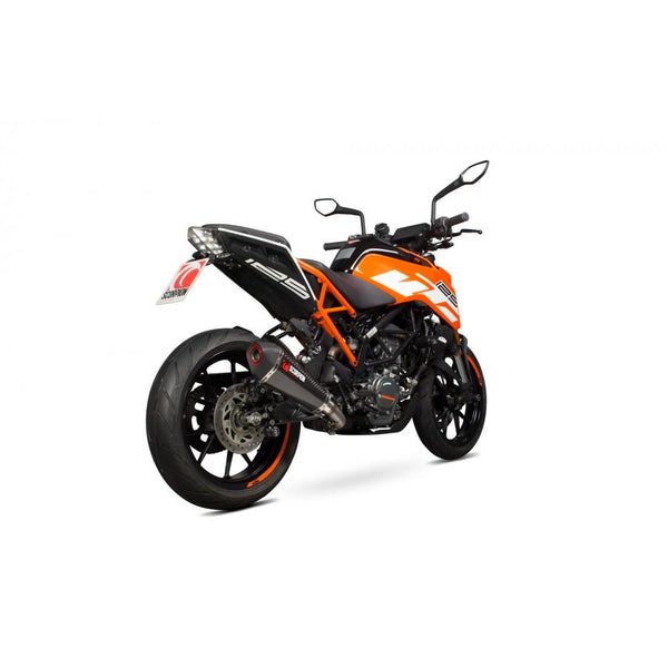 KTM Duke 125 2017-2020 SERKET TAPER Slip-on koolstofvezelhoes