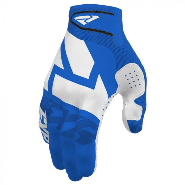 FXR Cross MC -handschoenen koppelingsriem 20 blauw/wit
