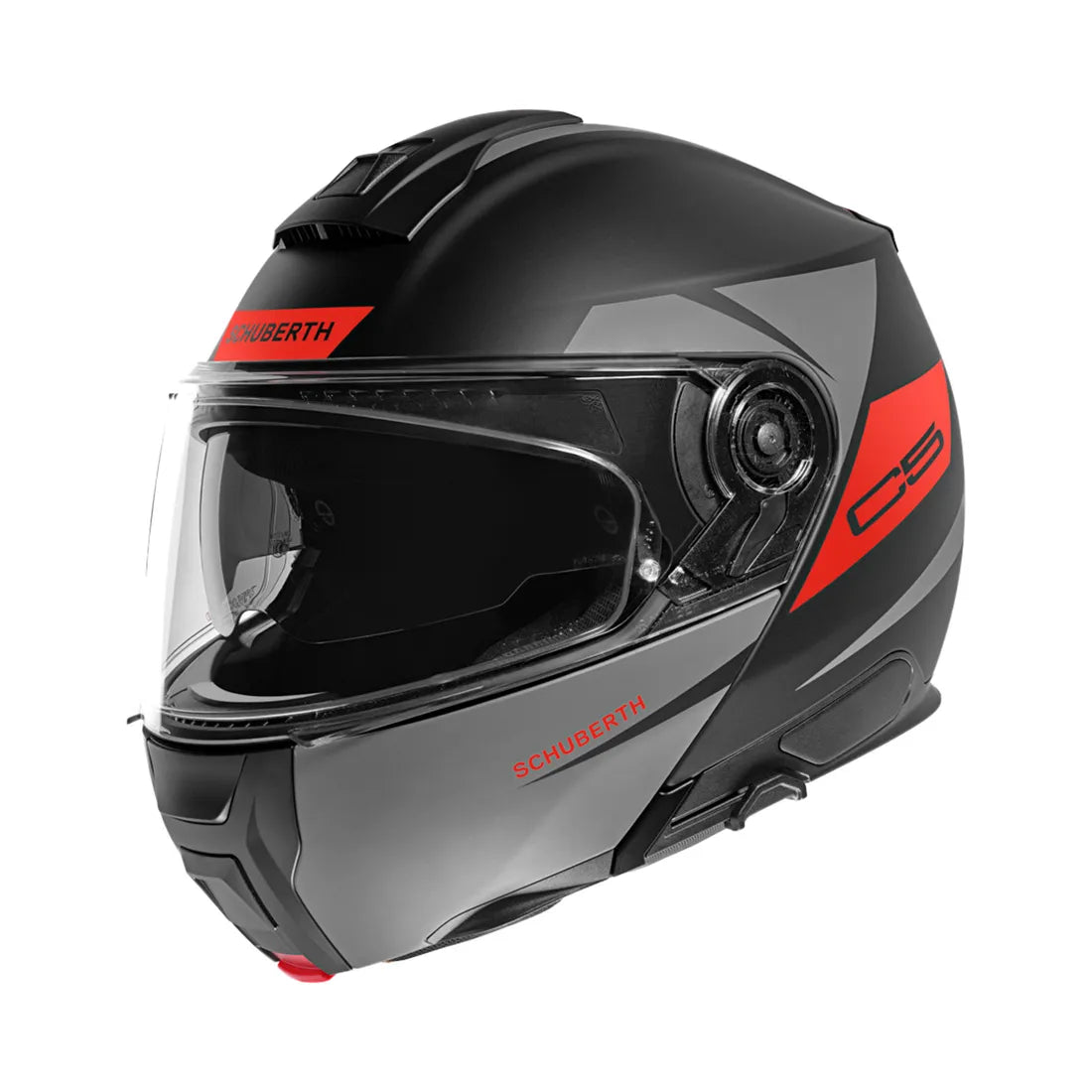 Schuberth Openable MC Helmet C5 Eclipse Black /Red