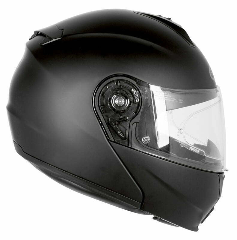 Ozone Openable MC Helmet FP-01 Black Matt