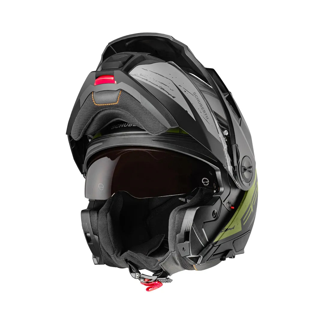 Schuberth Openable MC Helmet E2 Explorer Khaki