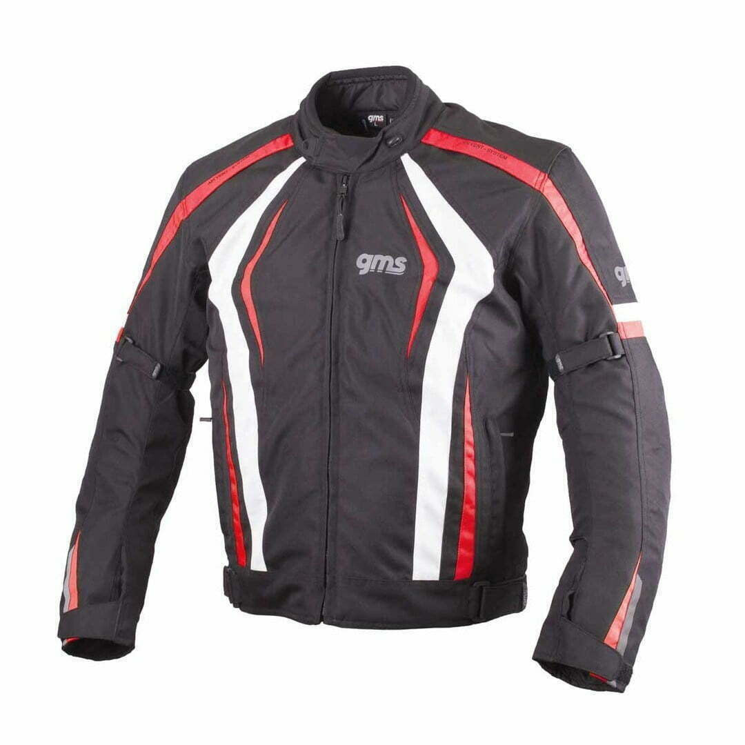 GMS Textiel MC Jacket Blouson Pace Zwart /Wit /Rood