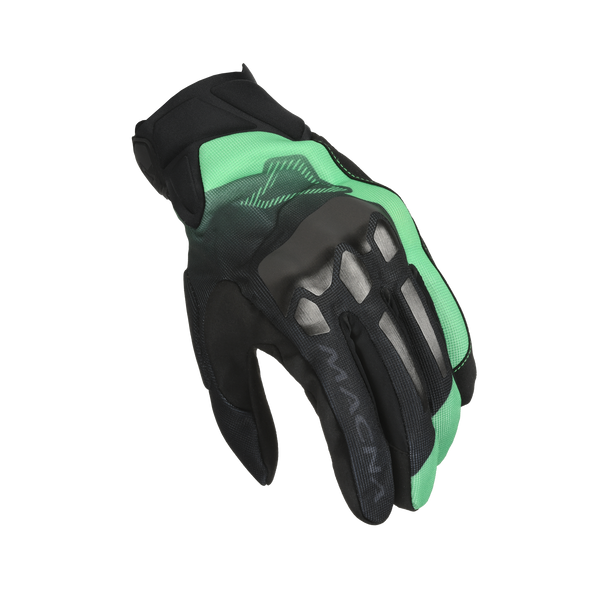 Motorcycle glove macna, mana black/green