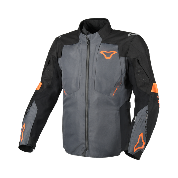Macna textile mc jacket notch gray /black /orange