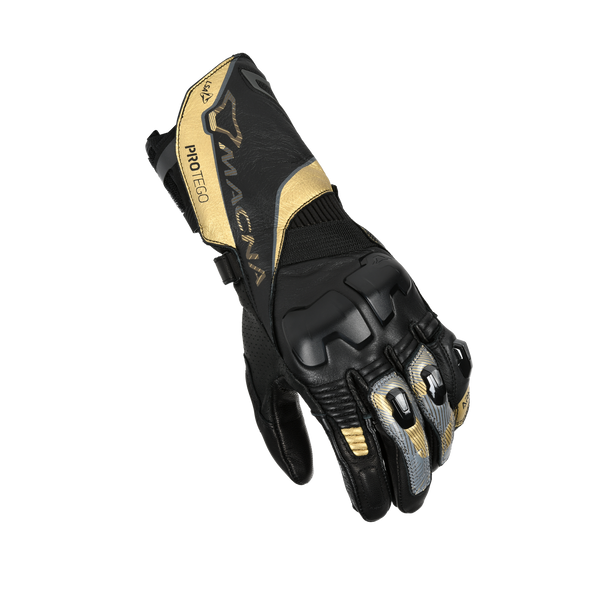 Motorcycle GLOVE MACNA, Protego Women Black/Gold