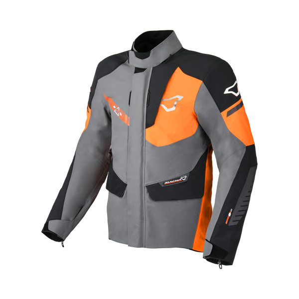 MacNA textiel mc-jacket synchrone grijs /oranje