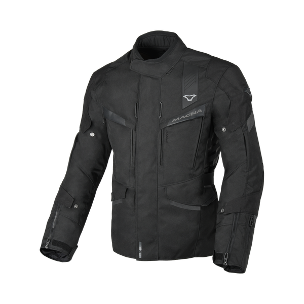 Macna textile MC jacket zastro black