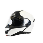 SMK Openable MC Helmet Gullwing White