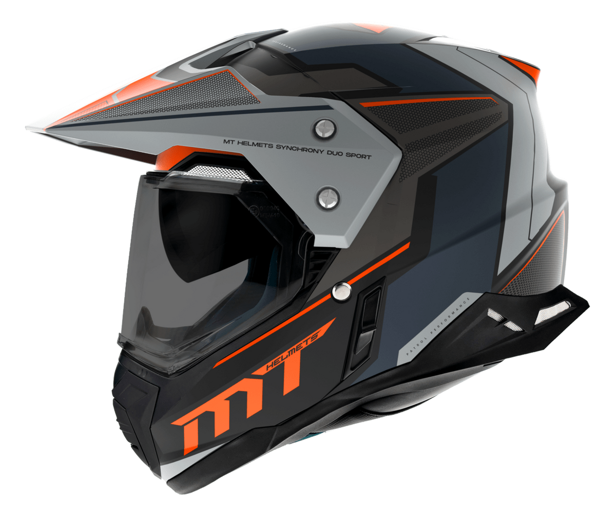 Mt Helmets Enduro MC Helmet Synchrony Patrol Matt Orange