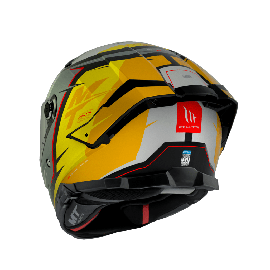 MT Helmets Integral Mc-Hjälm Thunder 4 SV Pental Pearl Gul