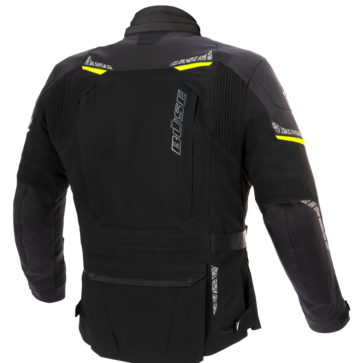 Buse laminated textile MC jacket storm black