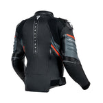 Rebelhorn mc-leather jacket veloce black /gray