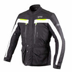 GMS Textiel MC Jacket Gear Zwart /Wit /griep