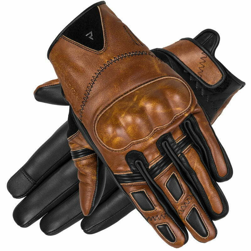 Rebelhorn MC Handschoenen Thug II Vintage Brown