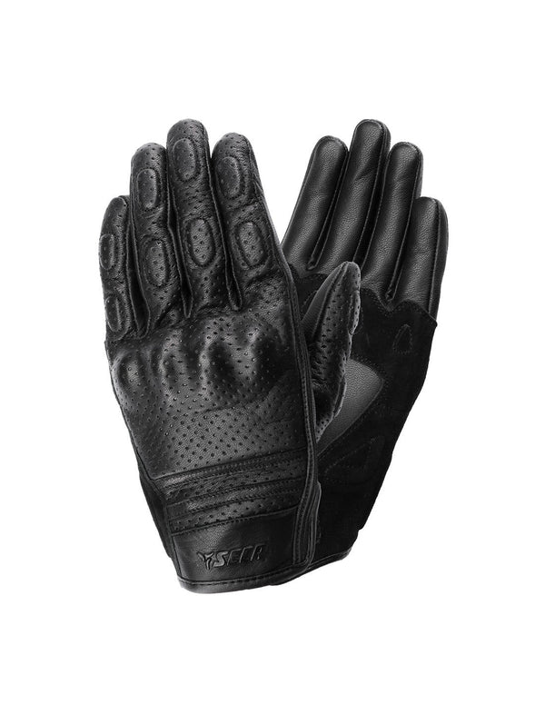 SECA MC-GLOVES TABU II geperforeerd zwart