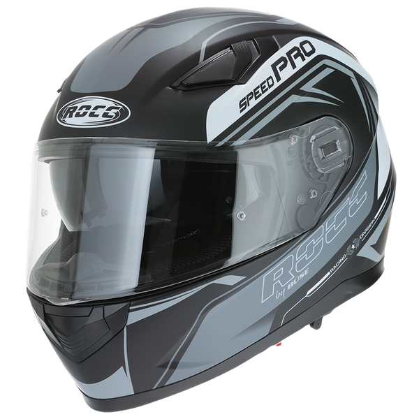 ROCC 451 Integrale MC Helmet Matt Black /Gray