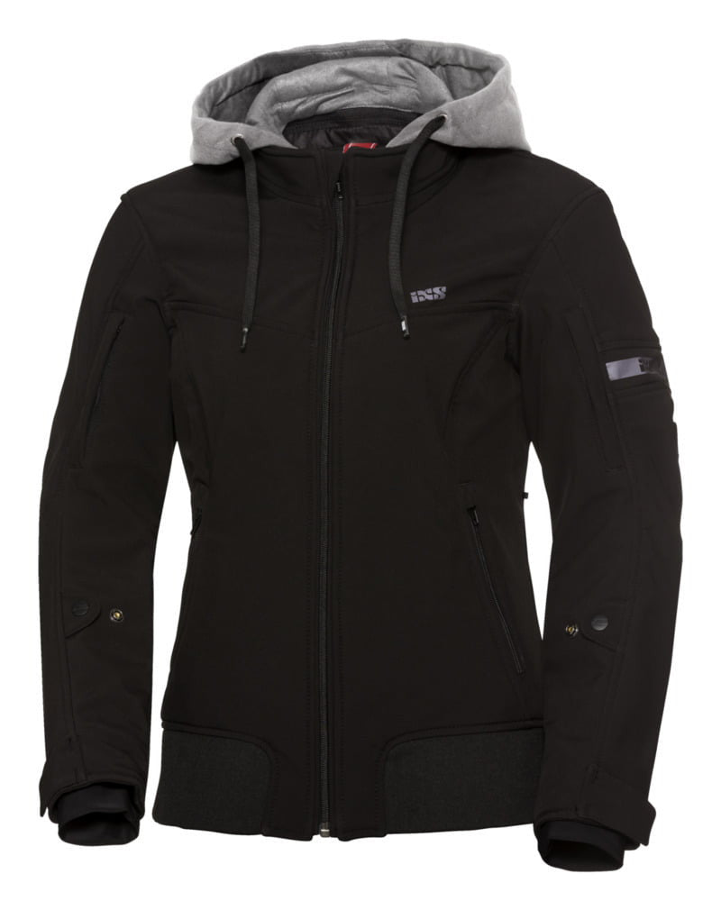 ixs dame softshell mc jas so moto zwart