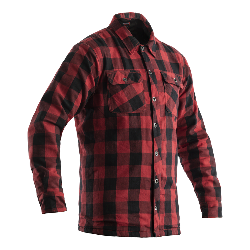 RST KEVLAR MC -shirt Lumberjack rood