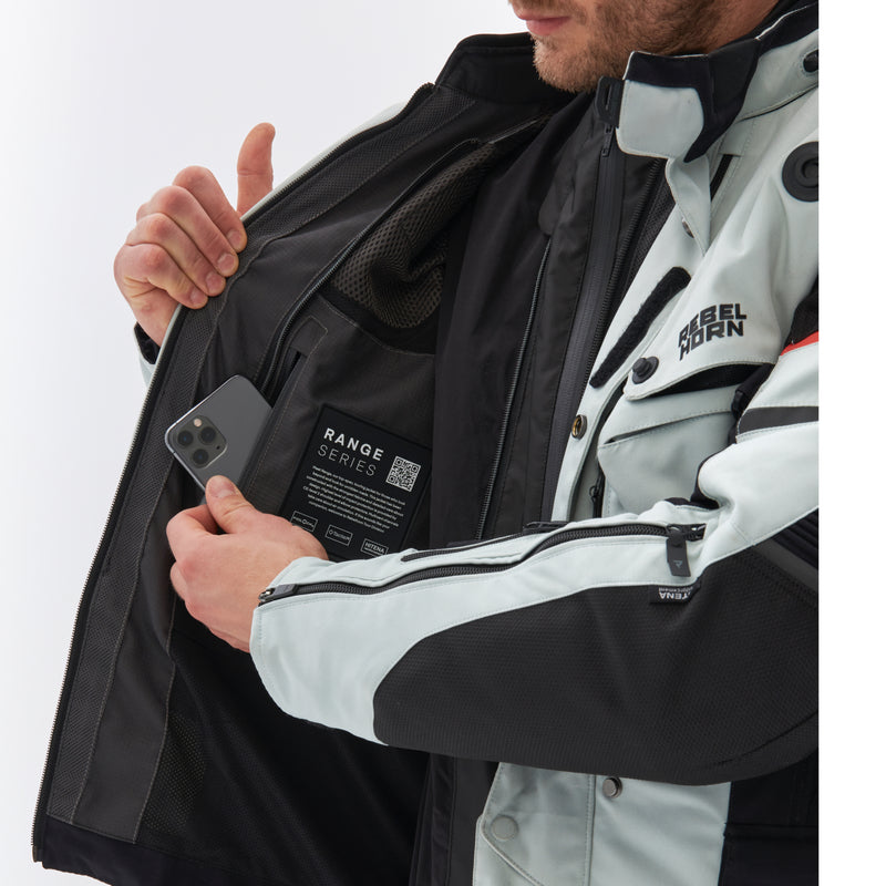 Rebelhorn Textile MC jacket Range gray