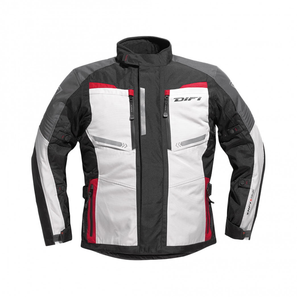 Difi textiel mc-jacket storm aerotex grijs