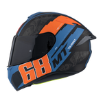 MT Helmets Integral Mc-Hjälm Targo Pro Welcome Orange