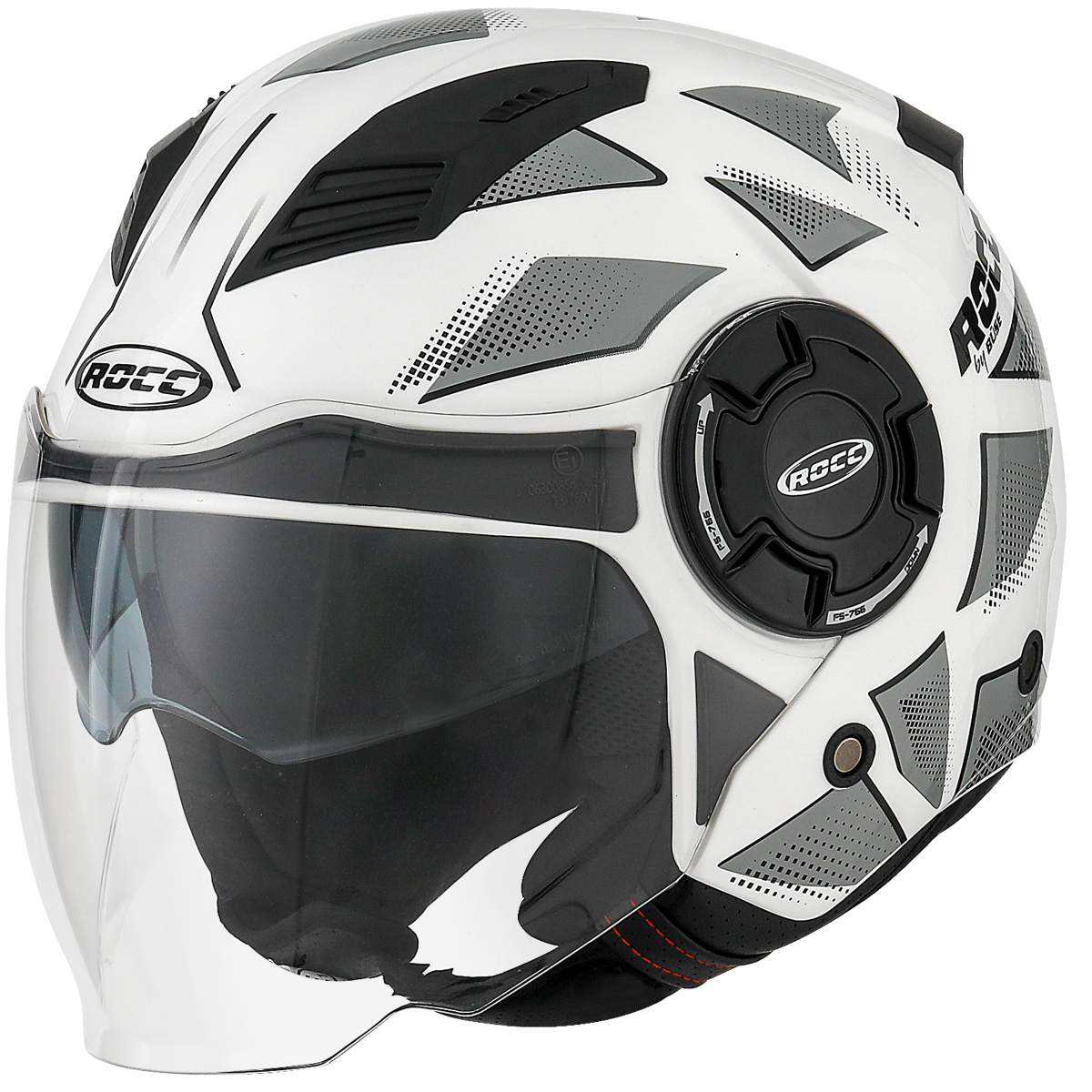 Rocc jet mc helmet 285 white /gray