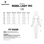 Rebelhorn Women MC-Skin rack 1-part Rebel Black /White