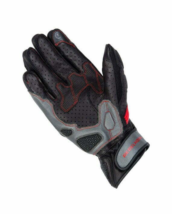 Rebelhorn MC Gloves Flux II zwart /rood