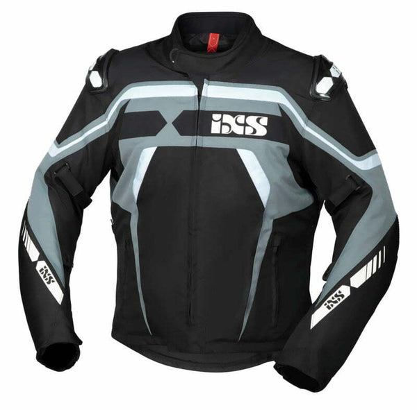 IXS Textiel MC Jacket RS-700 PCS Zwart /Grijs /Wit
