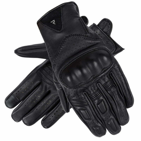 Rebelhorn Mc-Gloves Thug II geperforeerd zwart