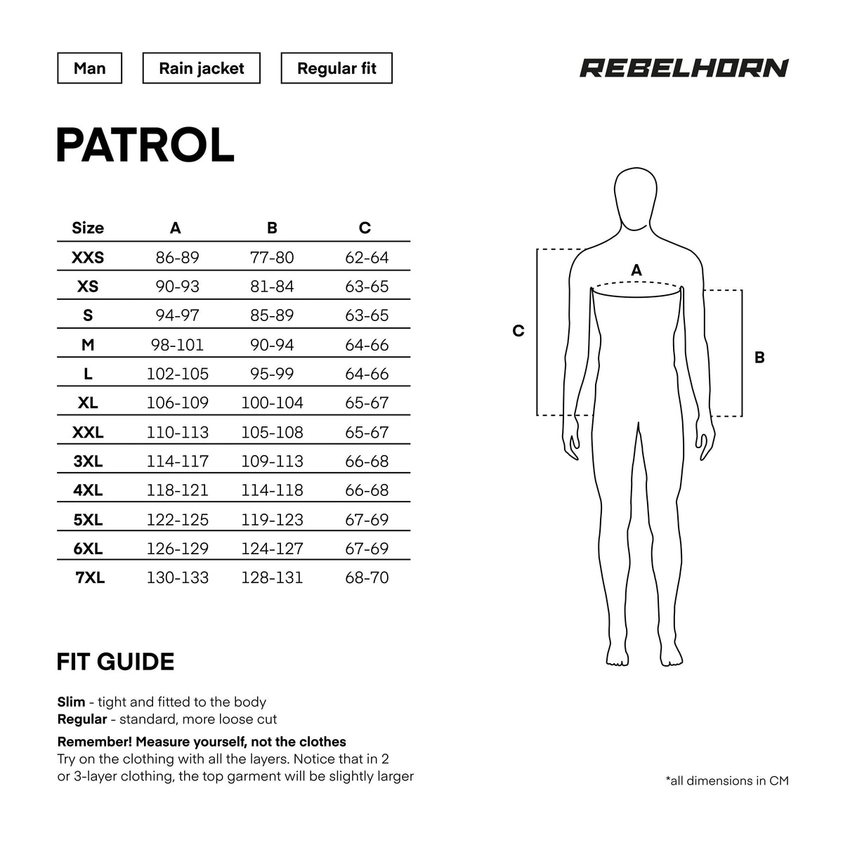 Rebelhorn textiel mc jas patrouille zwart /griep