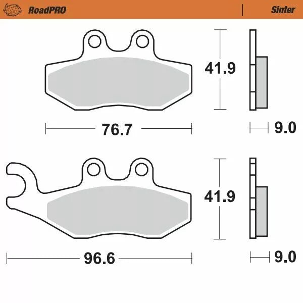 Moto-Master Brake Pad Scooter 400403