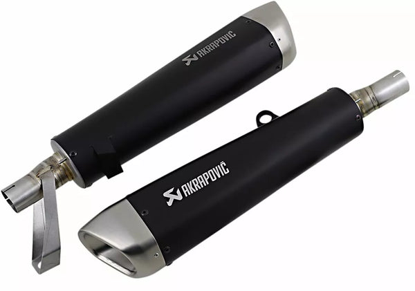 AKRAPOVIC Muffles Ti Bk Str Twin S-T9So2-HCQTBL