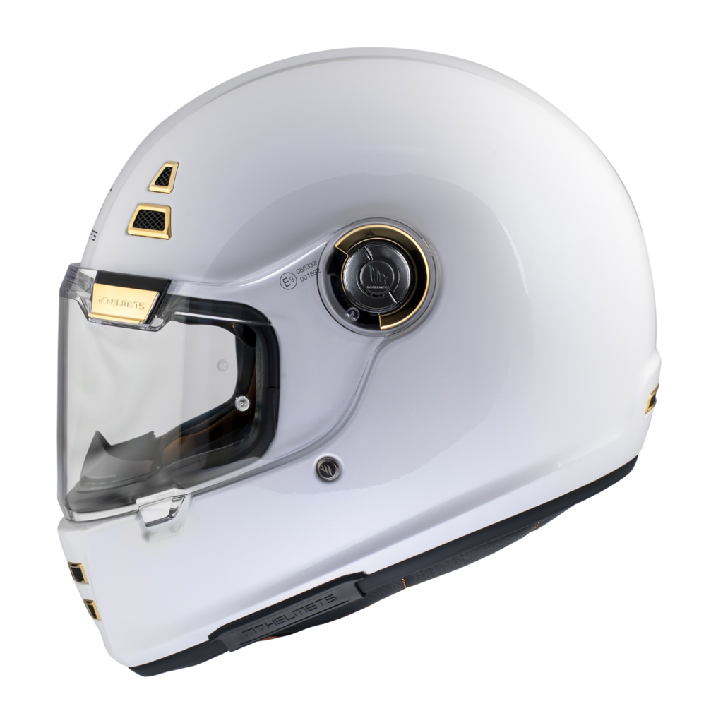 MT Helmets Integral Mc-Hjälm Jarama A0 Pearl White