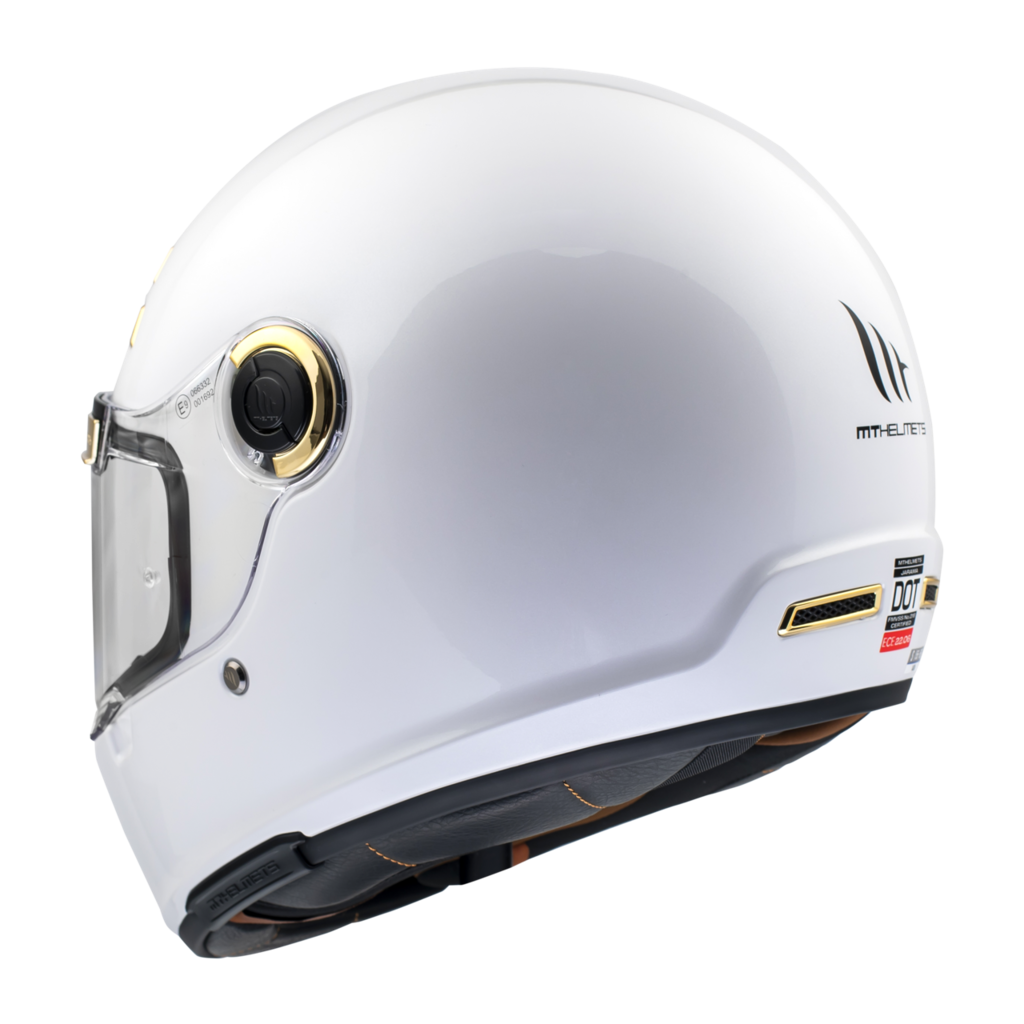 MT Helmets Integral Mc-Hjälm Jarama A0 Pearl White