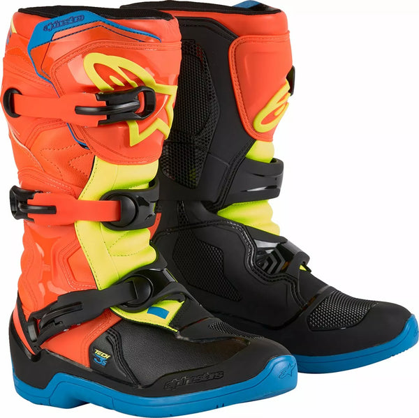 Alpinestars (MX) Boot Tech3s Yth Or/BL/Y 6 2014024-4755-6