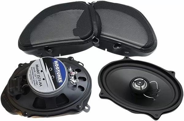 Hogtunes 2 Ohm 5x7 Speakers with Metal 3572-AA