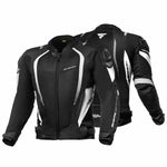 Shima textile mc-jacket mesh pro black /white