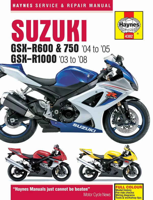 Haynes Suzuki GSX-R6/750 (04-05) R 4382