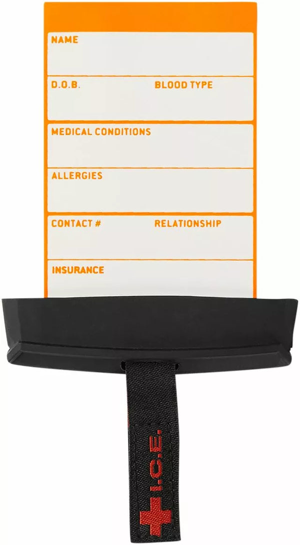 Icon I.C.E. Kaart/houder Black 2840-0071