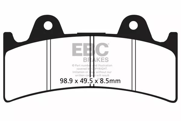 EBC Brake Pad FA ziet er organische FA243 uit