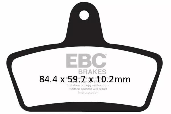 EBC Brake Pad FA ziet er organische FA623 uit
