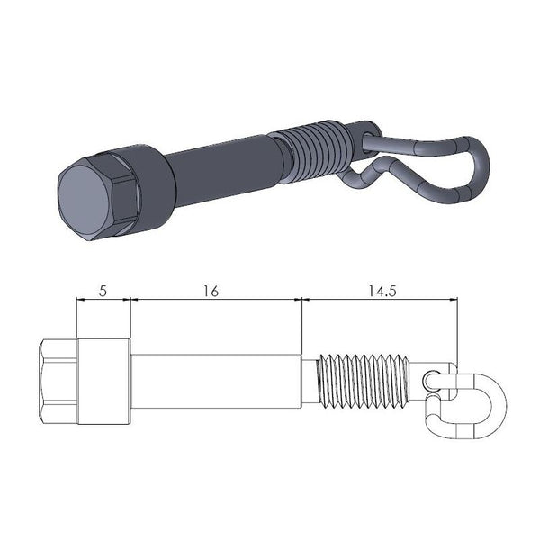 Moto-master remblok Pin 213041