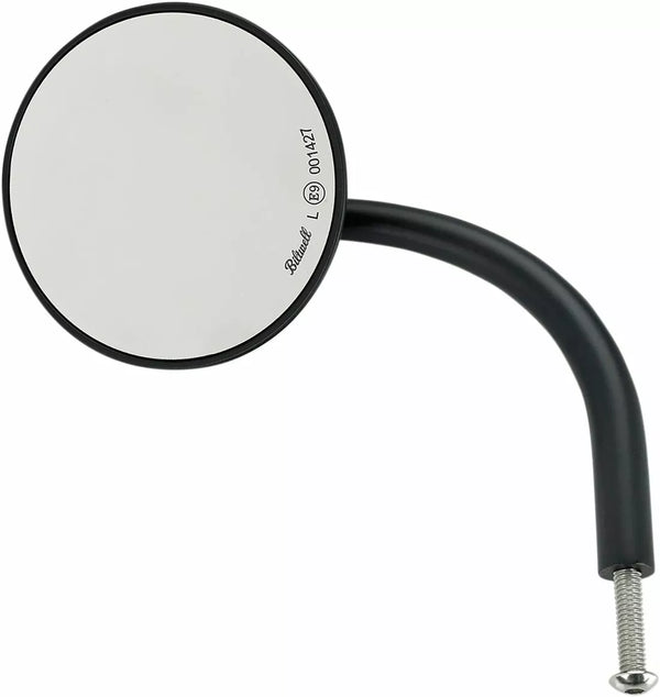 BILTWELL MIRROR LG ROUND HD BK 6503-400-131