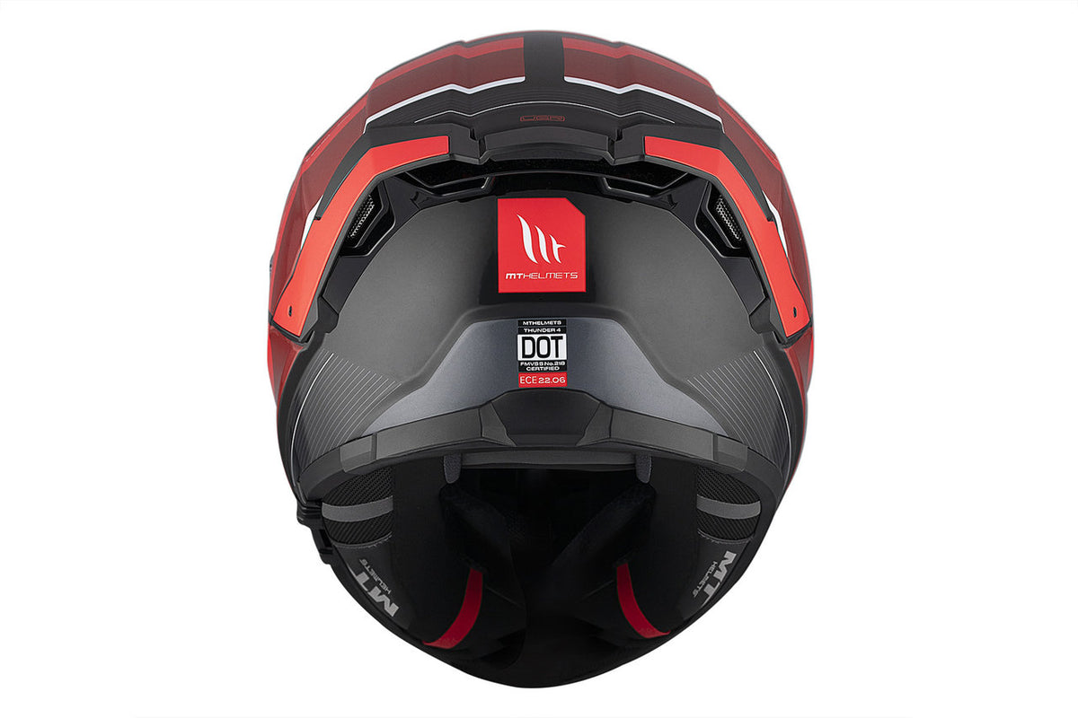 MT Helmets Integral Mc-Hjälm Thunder 4 SV R25 Röd