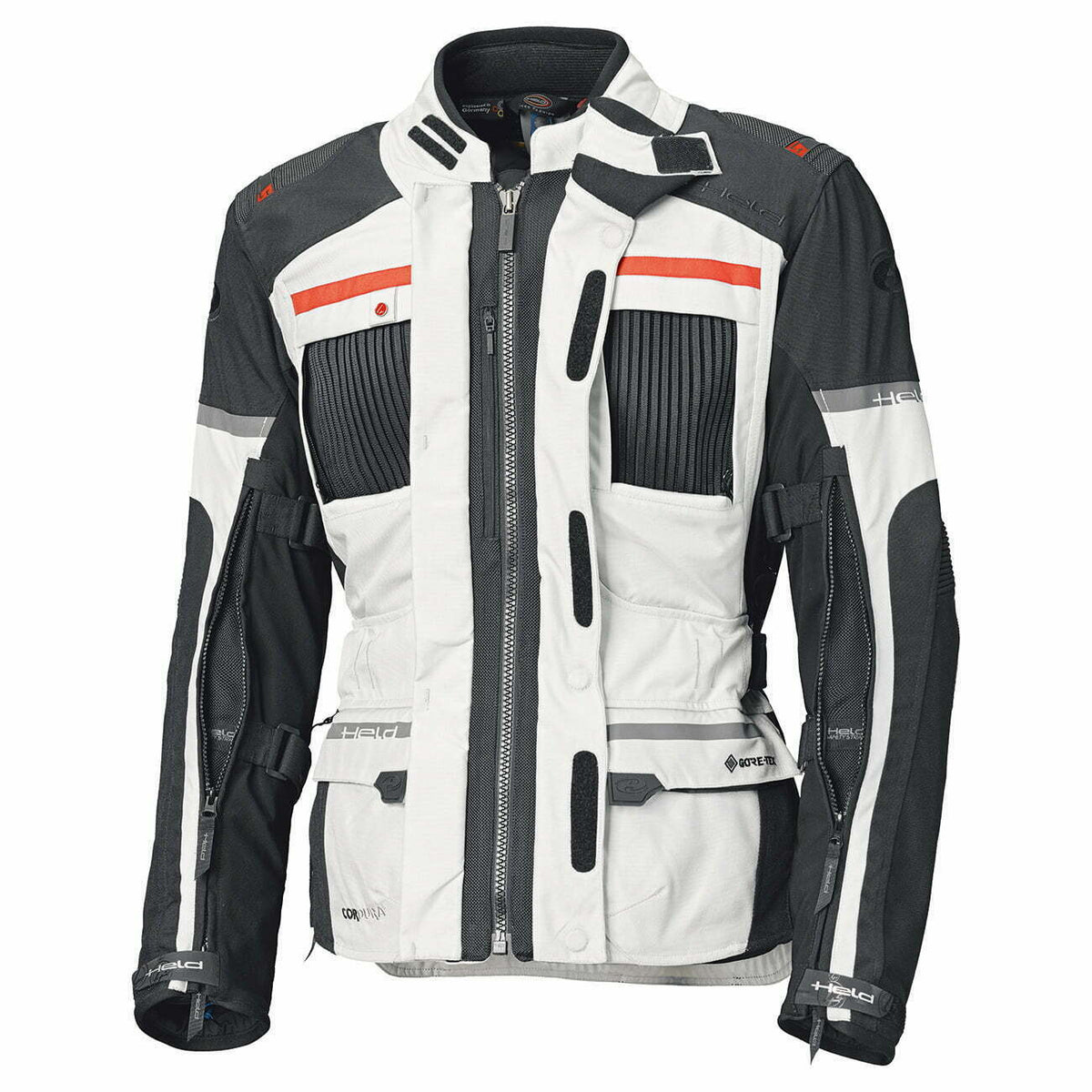 Gore-Tex® Textile MC Jacket Careese Evo Gray vastgehouden